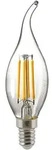 SIGOR LED Filamentlampe KERZE WINDSTOSS, 230V, &Oslash; 3.5cm / L 12.3cm, E14, 4.5W, 2700K