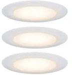 Paulmann 3er-Set Premium LED Einbauleuchte SUON DIM-TO-WARM, IP44, 230V, 3x 6.5W