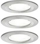 Paulmann 3er-Set Einbauspot LED NOVA, IP44, starr, 230V, inkl. 3x GU10 6.5W 4000K