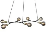 Nordlux Pendelleuchte JOSEFINE, 7-flammig, E27, IP20, schwarz NORD-2010303003