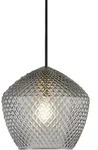 Nordlux Pendelleuchte ORBIFORM, 1-flammig, IP20, E27, Messing geb&uuml;rstet / Rauchglas