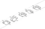 Paulmann LED Seilsystem MacLED, 5-fach, 12V DC, 5x 4.5W 3000K, inkl. Trafo 60VA,