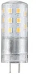 Paulmann LED Stiftsockellampe STS, 12V, GY6.35, 4W 2700K 400lm, klar, prismatisch,