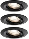 Paulmann LED Deckeneinbauleuchte NOVA MINI PLUS COIN, 3er-Set, 4W, 2700K, dimmbar,