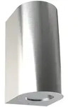 Nordlux Outdoor Wandleuchte CANTO MAXI 2, IP44, 2x GU10, Edelstahl NORD-49721034