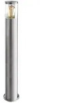 HEITRONIC Standleuchte / Wegeleuchte NAXOS, IP44, 79cm, zylindrisch, E27 max. 6W, V2A