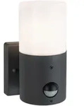 Paulmann Au&szlig;enwandleuchte TUBS, IP44, 230V, E27 max. 15W, Metall, grau matt