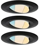 Paulmann LED Deckeneinbauleuchte CALLA IP65, rund, 3er-Set, 5,5W, 550lm, dimmbar,
