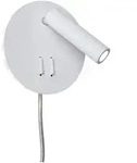 Paulmann LED Wand-Leseleuchte TABARI, 4W Spot + 1.2W indirekt, 2 Schalter,