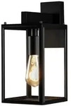 Konstsmide Wandleuchte CARPI UP/DOWN, E27, IP44, schwarz, Glas klar KON-7352-750