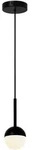 Nordlux Pendelleuchte CONTINA, G9, opal, schwarz NORD-2113153003