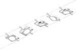 Paulmann LED Seilsystem MacLED, 5-fach, 12V DC, 5x 4.5W 3000K, inkl. Trafo 60VA,