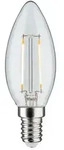 Paulmann LED Filament Kerzenform, 230V, E14, 2.5W 2700K 250lm, 3step dimmbar, klar