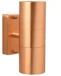 Nordlux Au&szlig;enwandleuchte TIN DOUBLE, IP54, Up/Down, 2x GU10 max. 35W, Kupfer
