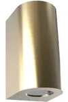 Nordlux Outdoor Wandleuchte CANTO MAXI 2, IP44, 2x GU10, Messing NORD-49721035