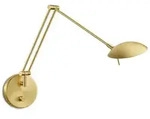 Knapstein LED Wandleuchte MAIA-W, 8.5W 2700K, CRi >90, mit Gelenkarm + Drehdimmer,