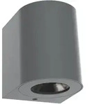 Nordlux LED Outdoor Wandleuchte CANTO 2, IP44, 12W 3000K 500lm 2x120&deg;, grau