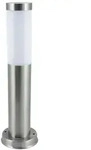 HEITRONIC Sockelleuchte LARISA, IP44, 45cm, 230V, E27 max, 12W, Edelstahl...