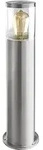 HEITRONIC Sockelleuchte NAXOS, IP44, 49cm, zylindrisch, E27 max. 6W, V2A Edelstahl /