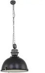 Steinhauer Pendelleuchte BIKKEL, &Oslash; 52cm, E27 max. 60W, Abdeckung satiniert /