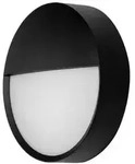 Brumberg LED Au&szlig;enwandleuchte EYE, IP65 IK10, halbrunde Blende, 12W 3000/4000/5700K
