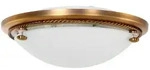 Steinhauer Deckenleuchte CEILING AND WALL 2785BR, IP20, &Oslash; 29cm, E27, mit Zierring in