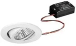 Brumberg LED Einbaustrahler-Set inkl. Konverter, IP20, 230V, 7W 2700K 770lm 38&deg;,