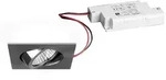 Brumberg LED Einbaustrahler-Set BB05 inkl. Konverter, IP20, eckig, 230V, 6W 3000K