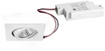Brumberg LED Einbaustrahler-Set BB05 inkl. Konverter, IP20, eckig, 230V, 6W 3000K