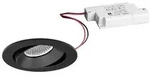 Brumberg LED-Einbaustrahler 230 V AC, 50 Hz, 7 W, 3000K, schwarz BRUM-39379183
