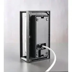 HEITRONIC Au&szlig;enwandleuchte ALICANTE, IP65, IK06 schlagfest, E27, anthrazit / klar