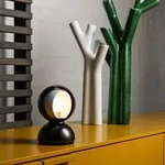 Tischleuchte Artemide, Eclisse, Schwarz, f&uuml;r Wohnzimmer, Metall, Design - 18