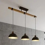 Pendelleuchte Lindby, Holgar, dimmbar, Grau, f&uuml;r Wohnzimmer, Metall, Industrielles