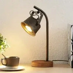 Tischleuchte Lindby, Rubinjo, Schwarz, f&uuml;r Wohnzimmer, Metall, Vintage - 13 - 36.5