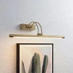 Wandleuchte Lucande, Dimitrij, Bronze / Altmessing, f&uuml;r Wohnzimmer, Metall, Antik -