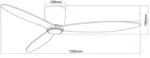Airfusion Radar Deckenventilator schwarz 132cm leise, Beacon Beacon Lighting,