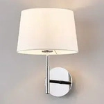 Wandleuchte Lucande, Dorothea, dimmbar, Metallisch, f&uuml;r Wohnzimmer, Stoff / Textil,
