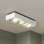 Deckenleuchte Arcchio, Ronka, dimmbar, Wei&szlig;, f&uuml;r Wohnzimmer, Metall, Modern - 49.5
