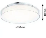 Deckenleuchte Paulmann, Luena, Metallisch, f&uuml;r Badezimmer, Metall, Modern - 11