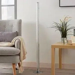 Stehleuchte Lindby, Hadis, dimmbar, Metallisch, f&uuml;r Wohnzimmer, Kunststoff, Modern -