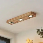 Deckenleuchte Lindby, Mikari, Holz, f&uuml;r Wohnzimmer, Holz, Modern - 48 - 12 - 3.7