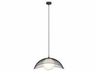Lindby - Fabronia Pendelleuchte Opal/Black Lindby