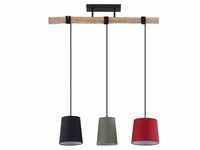 Lindby - Amilia 3 Pendelleuchte Black/Red/Green Lindby