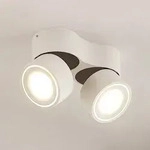 Deckenleuchte Arcchio, Rotari, dimmbar, Wei&szlig;, f&uuml;r Flurbereich, Aluminium, Modern -