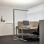 Stehleuchte Arcchio, Jolinda, dimmbar, Grau, f&uuml;r Arbeitszimmer / B&uuml;ro, Metall,