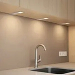 Nortra LED-Unterbauleuchte 3er-Set Alufarben Arcchio, Nortra, dimmbar, Metallisch,