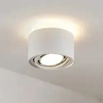 Deckenleuchte Arcchio, Walisa, dimmbar, Wei&szlig;, f&uuml;r Wohnzimmer, Aluminium, Modern -