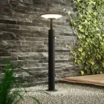 Au&szlig;enleuchte Lucande, Fenia, Schwarz, f&uuml;r Terrasse, Aluminium, Modern - 60
