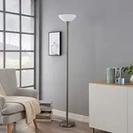 Stehleuchte Lindby, Ignacia, Metallisch, f&uuml;r Wohnzimmer, Metall, Modern - 180