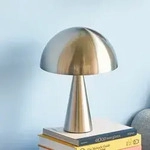 Tischleuchte H&uuml;bsch, Mush Mini, Metallisch, f&uuml;r Wohnzimmer, Metall, Design - 33